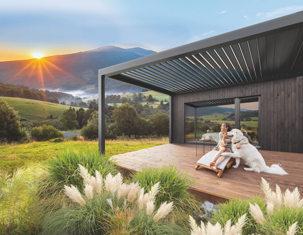 Aluminiowa pergola tarasowa 120EM EMPROF